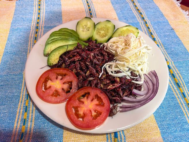 Botana de Chapulines